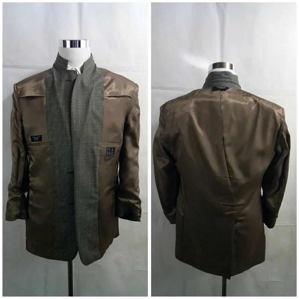 Jos A Bank 41R Suit Blazer Sports Coat Multi Color